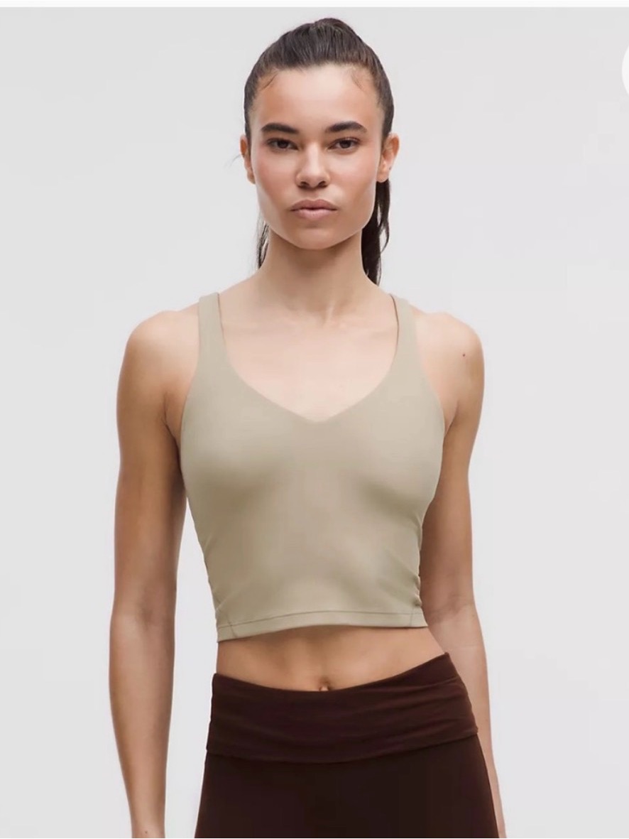 Lululemon Align Tank Beige Crop